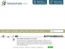Tablet Screenshot of letselschade.com